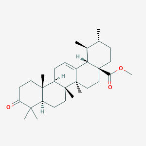 molecular formula C31H48O3 B2607097 Methyl 3-dehydroxy-3-oxoursolate CAS No. 989-72-0