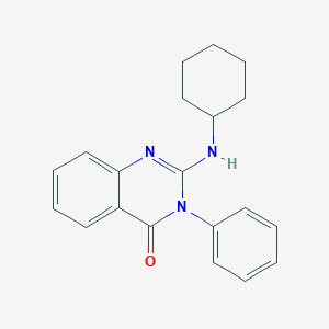 molecular formula C20H21N3O B260720 2-(Cyclohexylamino)-3-phenylquinazolin-4-one 