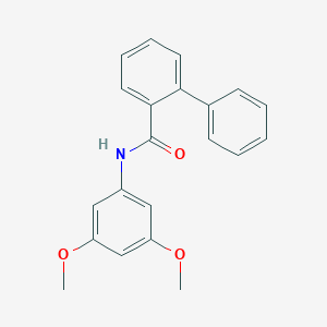 molecular formula C21H19NO3 B260721 N-(3,5-dimethoxyphenyl)[1,1'-biphenyl]-2-carboxamide 