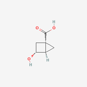 molecular formula C6H8O3 B2607210 (1S,3R,4R)-3-Hydroxybicyclo[2.1.0]pentane-1-carboxylic acid CAS No. 2247104-02-3