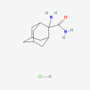 molecular formula C11H19ClN2O B2607220 2-氨基金刚烷-2-甲酰胺盐酸盐 CAS No. 1909308-49-1