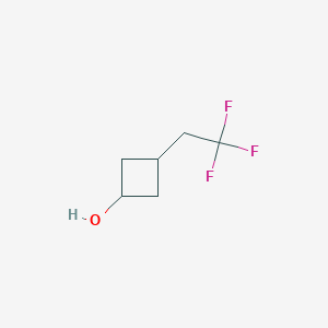 molecular formula C6H9F3O B2607228 3-(2,2,2-Trifluoroethyl)cyclobutan-1-ol CAS No. 2360058-70-2