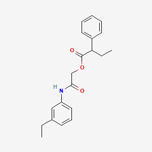 [(3-Ethylphenyl)carbamoyl]methyl 2-phenylbutanoate