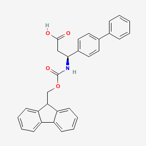 (S)-3-Biphenyl-4-YL-3-(9H-fluoren-9-ylmethoxycarbonylamino)-propionic acid