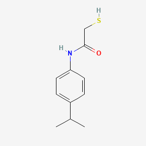 molecular formula C11H15NOS B2607244 N-(4-丙-2-基苯基)-2-硫代乙酰胺 CAS No. 496037-69-5