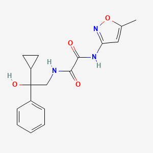 molecular formula C17H19N3O4 B2607264 N1-(2-环丙基-2-羟基-2-苯乙基)-N2-(5-甲基异恶唑-3-基)草酰胺 CAS No. 1421529-60-3