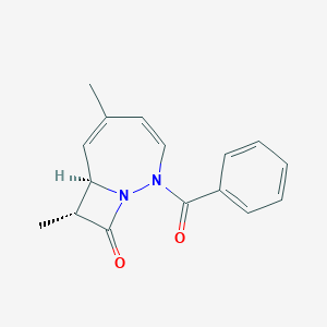 (7R,8R)-2-benzoyl-5,8-dimethyl-1,2-diazabicyclo[5.2.0]nona-3,5-dien-9-one