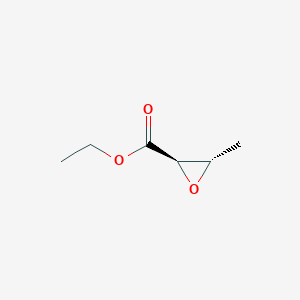 molecular formula C6H10O3 B2607282 ethyl (2R,3S)-3-methyloxirane-2-carboxilate CAS No. 25834-24-6
