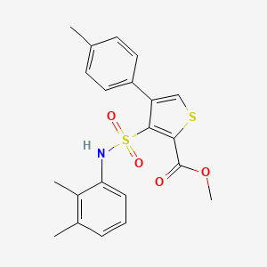 Methyl 3-[(2,3-dimethylphenyl)sulfamoyl]-4-(4-methylphenyl)thiophene-2-carboxylate