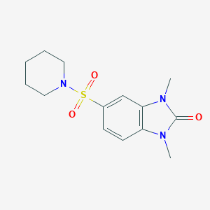 1,3-Dimethyl-5-(piperidine-1-sulfonyl)-1,3-dihydro-benzoimidazol-2-one