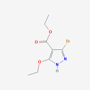 ethyl 5-bromo-3-ethoxy-1H-pyrazole-4-carboxylate