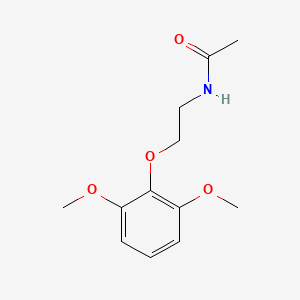 molecular formula C12H17NO4 B2607414 N-[2-(2,6-dimethoxyphenoxy)ethyl]acetamide CAS No. 728026-67-3