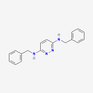 molecular formula C18H18N4 B2607423 N3,N6-dibenzylpyridazine-3,6-diamine CAS No. 61071-27-0