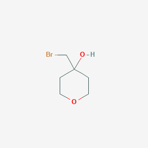 4-(Bromomethyl)oxan-4-ol