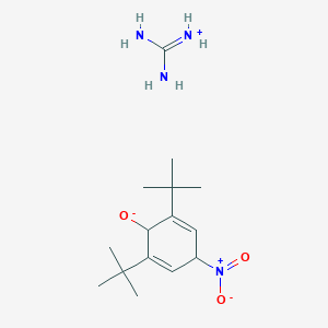 molecular formula C15H28N4O3 B2607483 2,6-二叔丁基-4-硝基环己-2,5-二烯-1-醇；胍 CAS No. 2227098-78-2