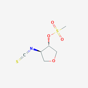 [(3S,4R)-4-Isothiocyanatooxolan-3-yl] methanesulfonate