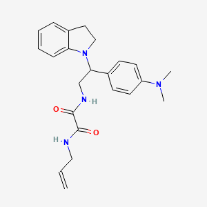 N1-allyl-N2-(2-(4-(dimethylamino)phenyl)-2-(indolin-1-yl)ethyl)oxalamide