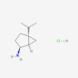 (1R,2S,5S)-5-Propan-2-ylbicyclo[3.1.0]hexan-2-amine;hydrochloride