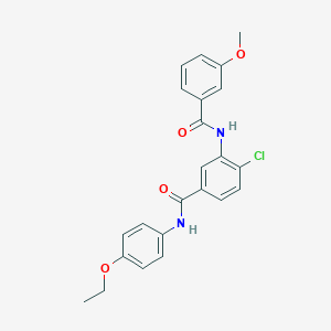 4-chloro-N-(4-ethoxyphenyl)-3-[(3-methoxybenzoyl)amino]benzamide