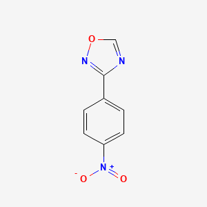 molecular formula C8H5N3O3 B2607561 3-(4-Nitrophenyl)-1,2,4-oxadiazole CAS No. 16013-14-2