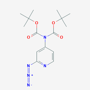 Tert-butyl N-(2-azidopyridin-4-yl)-N-[(2-methylpropan-2-yl)oxycarbonyl]carbamate