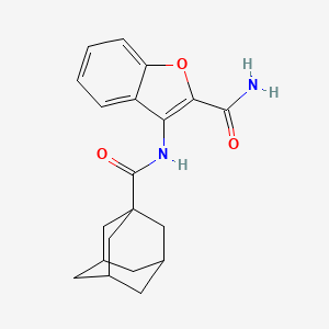 3-(Adamantane-1-carbonylamino)-1-benzofuran-2-carboxamide