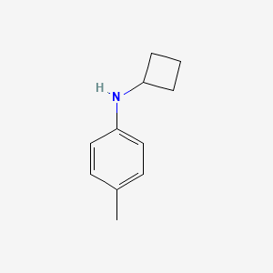 molecular formula C11H15N B2607578 N-环丁基-4-甲基苯胺 CAS No. 170303-48-7