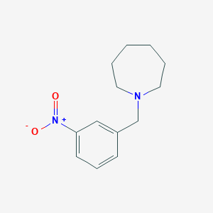 molecular formula C13H18N2O2 B2607607 1-(3-Nitrobenzyl)azepane CAS No. 414880-13-0