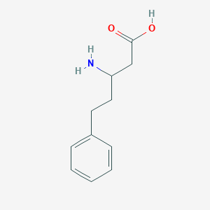 molecular formula C11H15NO2 B2607647 3-Amino-5-phenylpentanoic acid CAS No. 147228-37-3; 91247-38-0