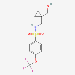 N-((1-(hydroxymethyl)cyclopropyl)methyl)-4-(trifluoromethoxy)benzenesulfonamide