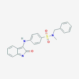 N-benzyl-N-methyl-4-[(2-oxoindol-3-yl)amino]benzenesulfonamide