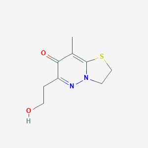 6-(2-hydroxyethyl)-8-methyl-2,3-dihydro-7H-[1,3]thiazolo[3,2-b]pyridazin-7-one