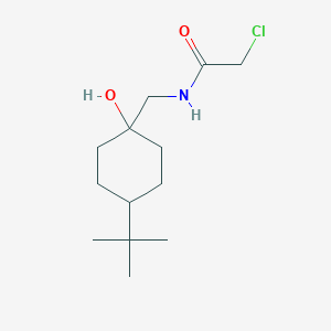 N-[(4-Tert-butyl-1-hydroxycyclohexyl)methyl]-2-chloroacetamide