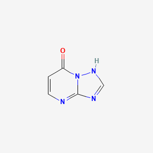 molecular formula C5H4N4O B2607794 [1,2,4]三唑并[1,5-a]嘧啶-7-醇 CAS No. 4866-61-9