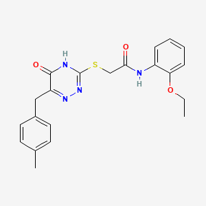 N-(2-ethoxyphenyl)-2-((6-(4-methylbenzyl)-5-oxo-4,5-dihydro-1,2,4-triazin-3-yl)thio)acetamide