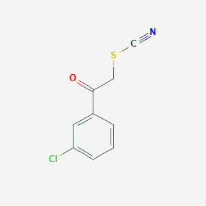 2-(3-Chlorophenyl)-2-oxoethyl thiocyanate