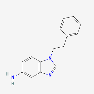 1-Phenethyl-1H-benzoimidazol-5-ylamine