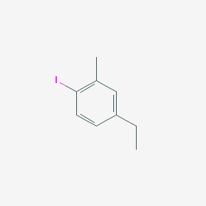 molecular formula C9H11I B2607864 4-Ethyl-1-iodo-2-methylbenzene CAS No. 866996-02-3