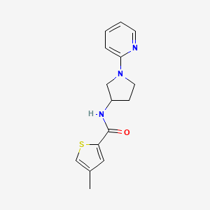 4-methyl-N-(1-(pyridin-2-yl)pyrrolidin-3-yl)thiophene-2-carboxamide