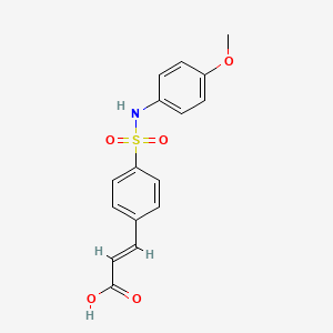 3-{4-[(4-Methoxyphenyl)sulfamoyl]phenyl}prop-2-enoic acid