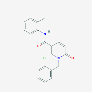 molecular formula C21H19ClN2O2 B2607906 1-(2-chlorobenzyl)-N-(2,3-dimethylphenyl)-6-oxo-1,6-dihydropyridine-3-carboxamide CAS No. 946229-86-3