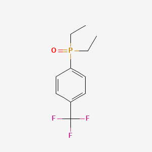 molecular formula C11H14F3OP B2607913 1-Diethylphosphoryl-4-(trifluoromethyl)benzene CAS No. 2375270-40-7