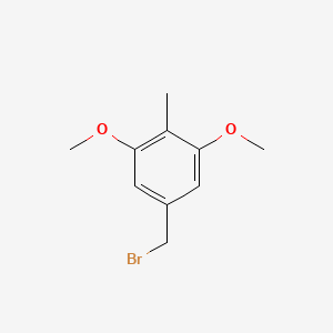 Benzene, 5-(bromomethyl)-1,3-dimethoxy-2-methyl-