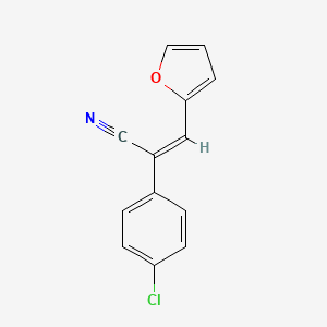 2-(4-Chlorophenyl)-3-(2-furyl)acrylonitrile