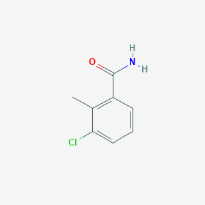 molecular formula C8H8ClNO B2607966 3-氯-2-甲基苯甲酰胺 CAS No. 205178-79-6