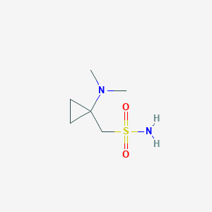 molecular formula C6H14N2O2S B2608006 [1-(二甲氨基)环丙基]甲磺酰胺 CAS No. 1909316-02-4