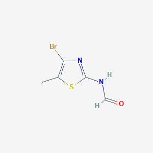 molecular formula C5H5BrN2OS B2608018 N-(4-Bromo-5-methyl-1,3-thiazol-2-yl)formamide CAS No. 2365418-84-2