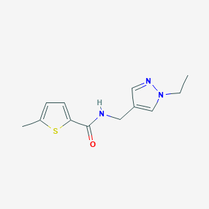 N-[(1-ethyl-1H-pyrazol-4-yl)methyl]-5-methyl-2-thiophenecarboxamide