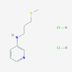 N-[3-(methylsulfanyl)propyl]pyridin-3-amine dihydrochloride