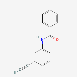 molecular formula C15H11NO B2608049 N-(3-Ethynylphenyl)benzamide CAS No. 208943-24-2